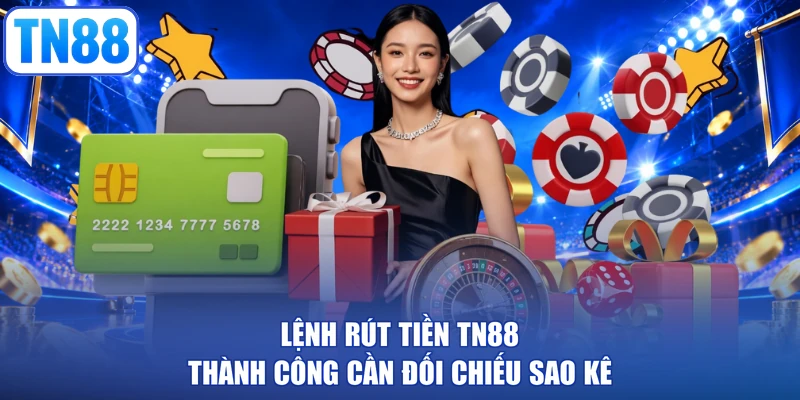 Lệnh rút tiền TN88 thành công cần đối chiếu sao kê